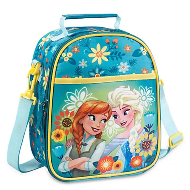 Disney Princess Elsa Anna Frozen - Girl Kids Insulated  Lunch Tote School Bag