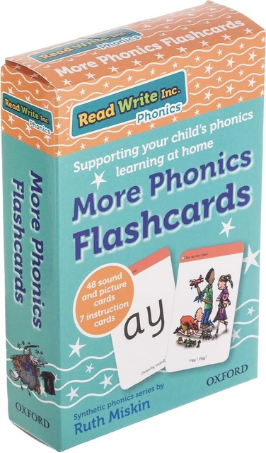 READ WRITE INC Phonics: Home More Phonics Flashcards by Ruth Miskin ...