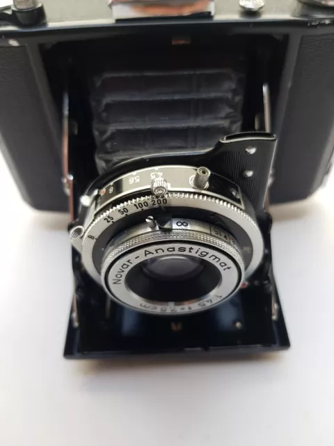 6x6 Folding Camera Zeiss Ikon Nettar 515/16 with Anastigmat 75mm F4.5 Ref. 12233