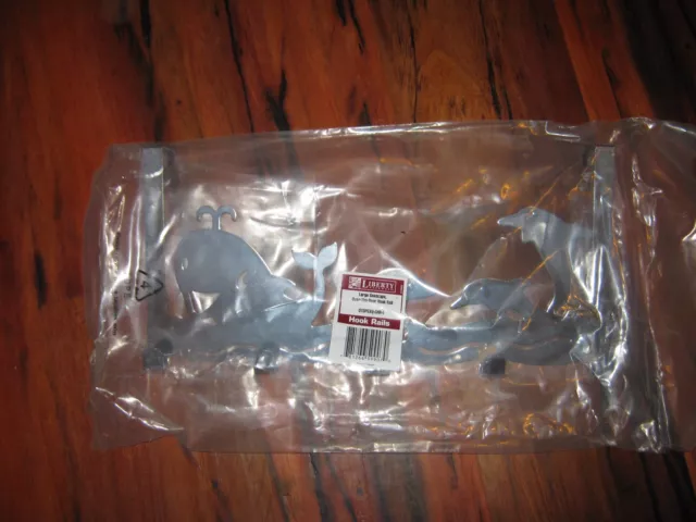 New Old Stock Seascape Over The Door Hook Rail Hanger Coat Towel Clothes Hanger
