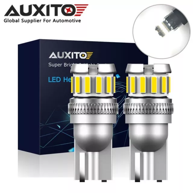 AUXITO T10 501 W5W 13SMD LED SideLight Bulb Canbus Error Free 6500K Super Bright