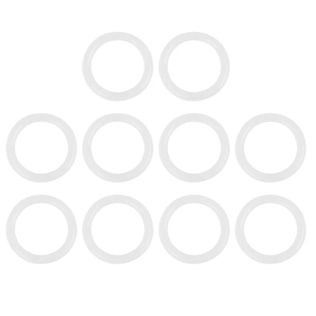 15 O-ring In Silicone Rosso VMQ - Guarnizioni 32x27x2.5mm Per Tenuta Idraulica