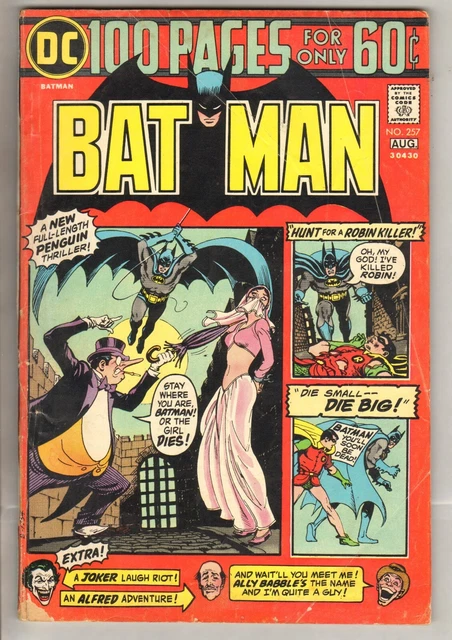 Bronze Age Batman Lot (3 Comics)! [G92]