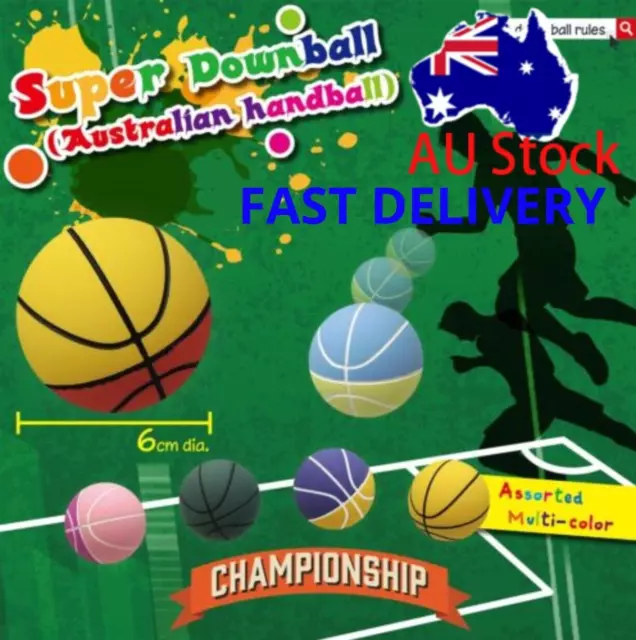 (100 pcs) Australian Downball, 6cm handball multi color, mix color bouncy ball