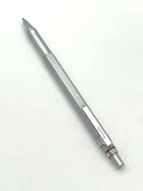 RARE Rotring 600 - mechanical pencil 0.5mm silver - 1 gen from 1987