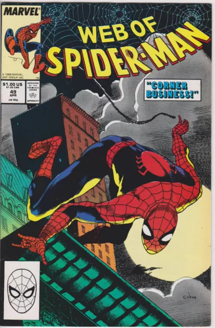 Web of Spider-Man #49 Vol. 1 (1985-1998, 2012)Marvel Comics,Direct Edition