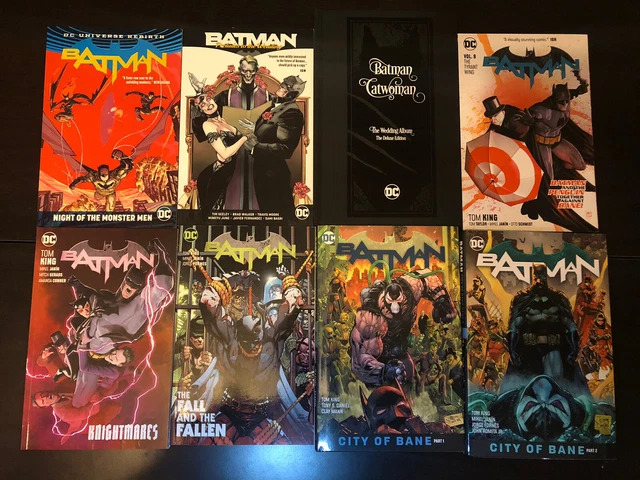 DC Rebirth lot of 8 Batman graphic novels vol 7 wedding 9-13 monster men 58-85