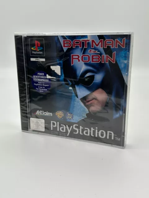 Batman & Robin Sony Playstation 1 PS1 PSX PsOne Factory Sealed Neu & OVP