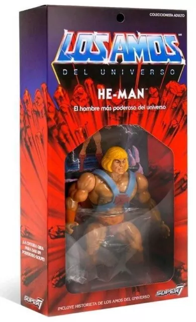 He Man Neo Vintage Los Amos Box 2018 Super7 Del Universo package MOTU Masters