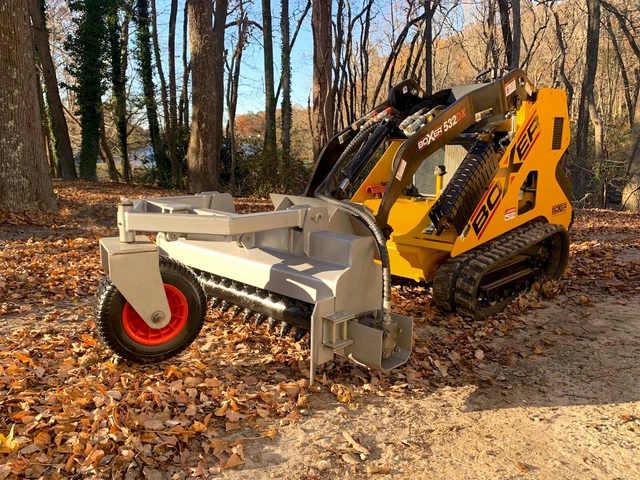 Gen2 Mini Skid Steer Power Rake Soil Conditioner for Toro Dingo Boxer Vermeer