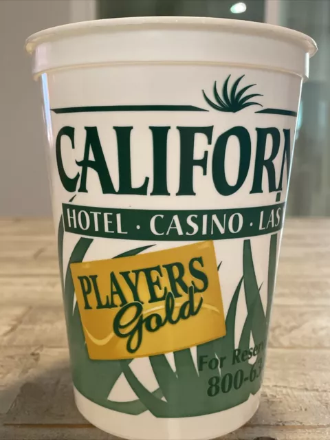 California Casino Hotel Las Vegas Players Club Gold CASINO CHIP BUCKET