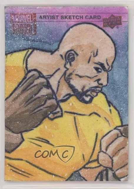 2020-21 Upper Deck Marvel Annual Sketch Cards 1/1 Jeffrey Benitez #SKT Auto 03x5