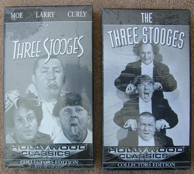 2 THE THREE Stooges Hollywood Classics Collectors Edition VHS EUR 6,90 ...