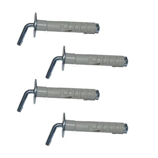 tasselli fischer con gancio corto 9 x 49 ad espansione 4 tasselli prolungati