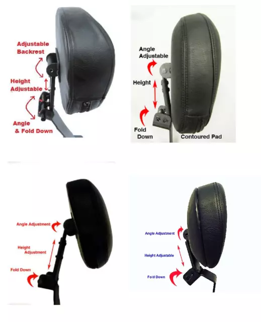 Entièrement Réglable Conducteur Dossier Pour 2006-up Suzuki Boulevard M109R