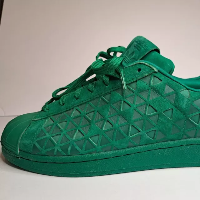 New Adidas Superstar Xeno Mens Green Shoes Size 10 Reflective ART AQ8180 Sneaker