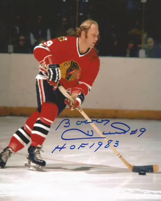 Denis Savard Signed Chicago Blackhawks Action 8x10 Photo - Schwartz  Authenticated