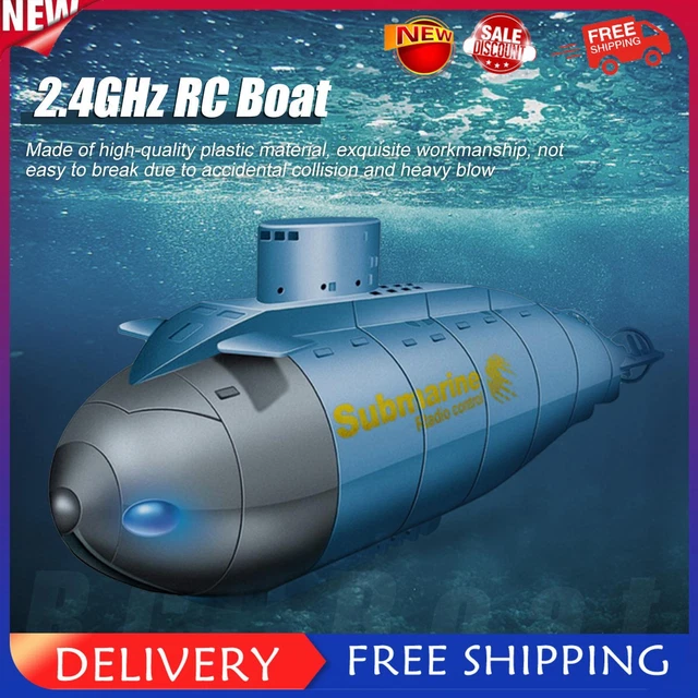 BAUBAUPLAY RC Atom U-Boot - 2.4G 6-Kanal Ferngesteuertes Tauchboot Für Erwachsene