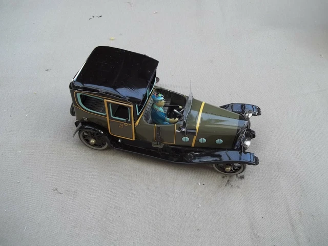 Vieux Jouet En Tôle Mécanique : Crocodile Vintage Super Sympa
