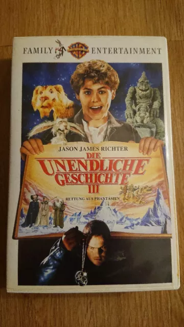 Die Unendliche Geschichte 3 - Rettung aus Phantasien -VHS mit Werbeflyer 1/95