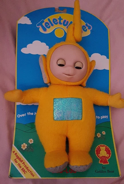 VINTAGE 1996 GOLDEN Bear Original Teletubbies Plush Toy Sleeping Eyes ...