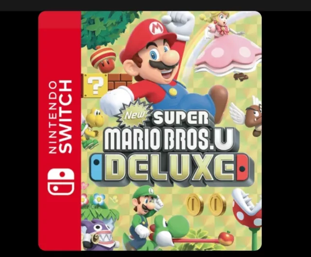 Nuovo Super Mario Bros U Deluxe Per Nintendo Switch. DIGITALE