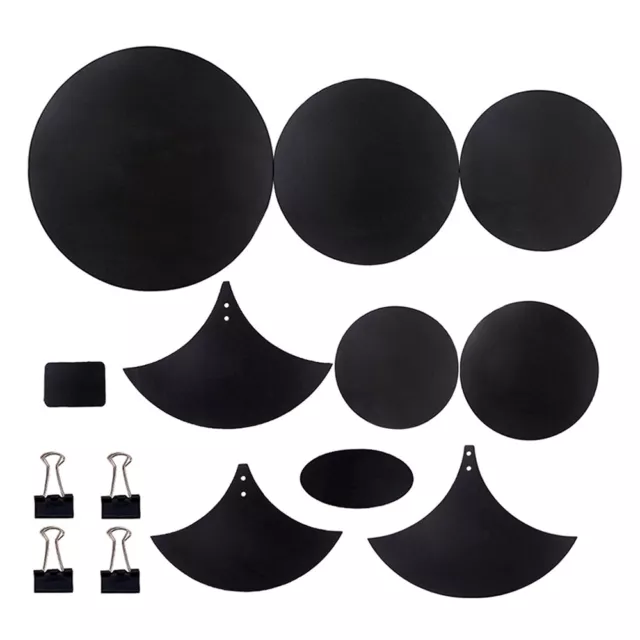 10 Pcs Drum Cymbal Mute Pad Set Drum Silence Mute Practice Pad with Clips N1M7