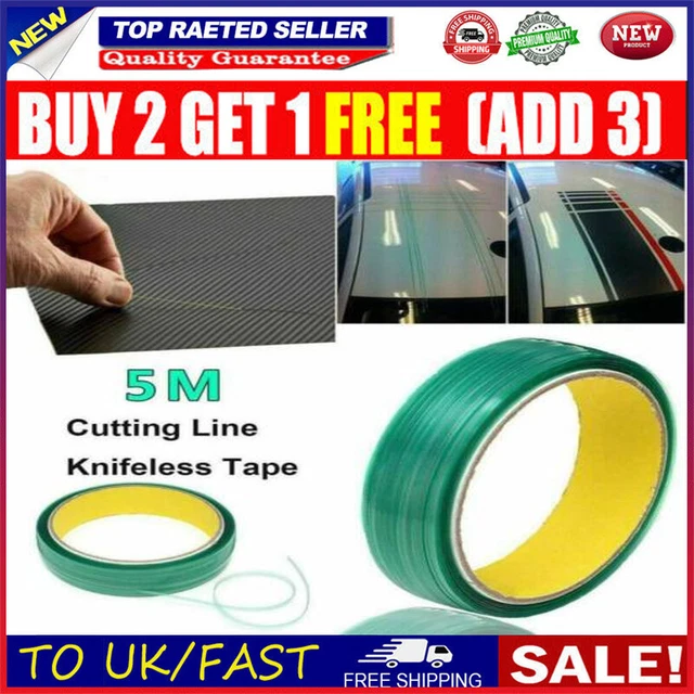 5M  Finish Line Knifeless Tape Car Stickers Vinyl Wrapping Film Cutting ToUI