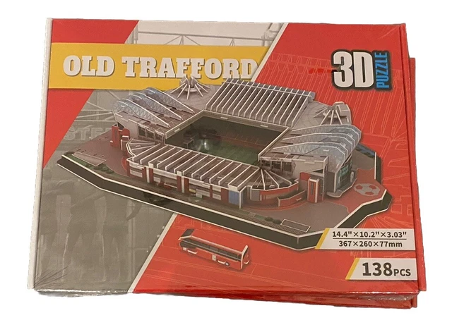 FOCO BRXLZ Stadio Old Trafford 3D - Set Da Costruzione Manchester United - 3240 Pezzi, Modellino 30x25x9 Cm