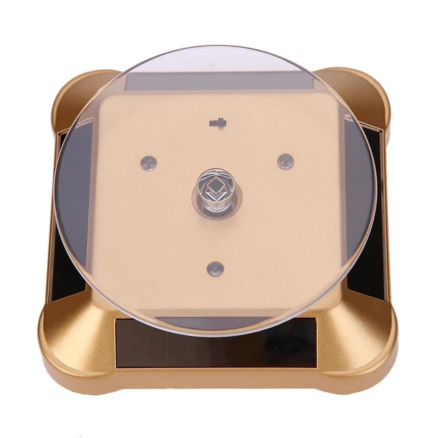 5pcs New Solar 360 Turntable Rotating 038B Watch Ring Display Stand FS2#