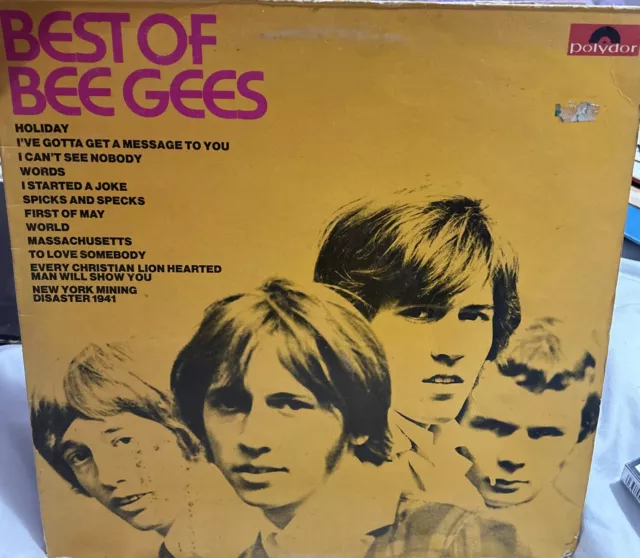 The Bee Gees Vinyl LP Best Of The Bee Gees RSO 2394 113