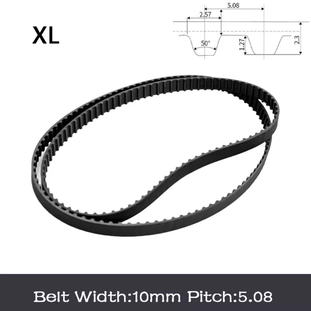 XL - Close Loop Synchronous Belt Width 10mm Pitch:5.08 Rubber Drive Timing Belt