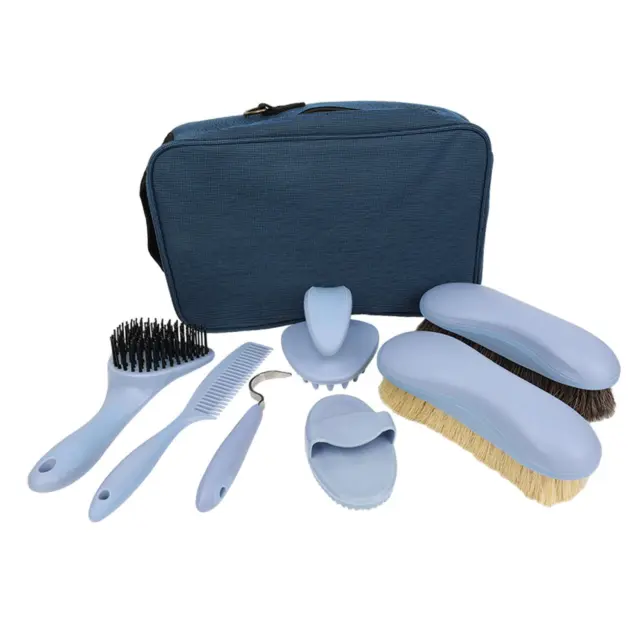 8Pcs Horse Grooming Kit Equestrian Maintenance Set for Horse Riders Adults