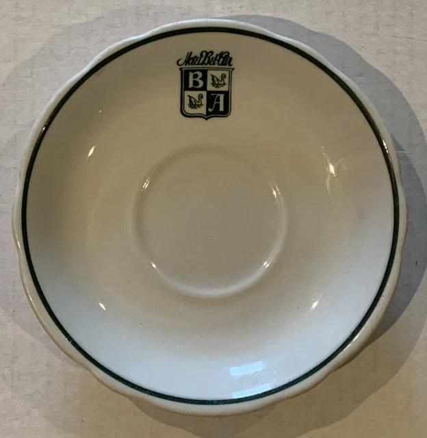Vintage Hotel Bel-Air Restaurant Ware Saucer 1960's or 70's Jackson China