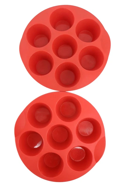 TUPPERWARE molde para hornear rojo molde para muffinform Ø 21 cm silicona