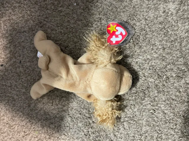 Ty Beanie Baby Spunky The Cocker Spaniel 1997 Retired W/ Tag Errors-PVC Pellets