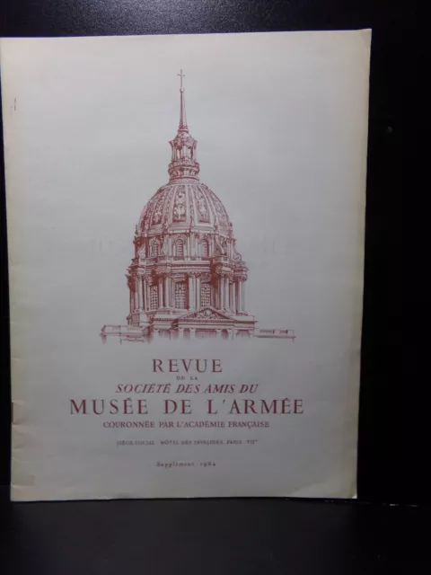Revue Du Musee De L Armee Supplement 1964