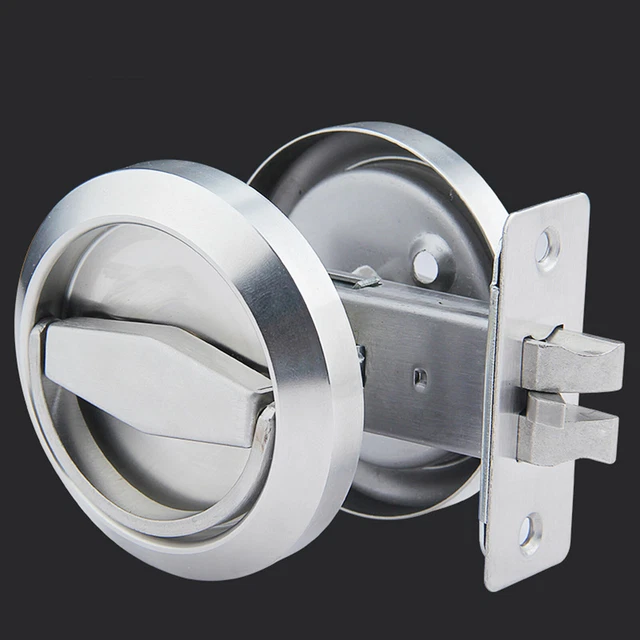 Recessed Cup Handle Privacy Door Knob Locks Stainless Steel Bathroom Door Locks