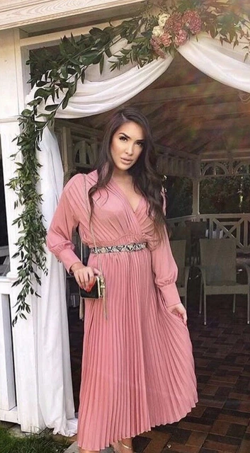 open lace back dress Zara Women Contrasting pleated dress 5070/152/983 (X-Large): Buy Online at  Best Price in UAE