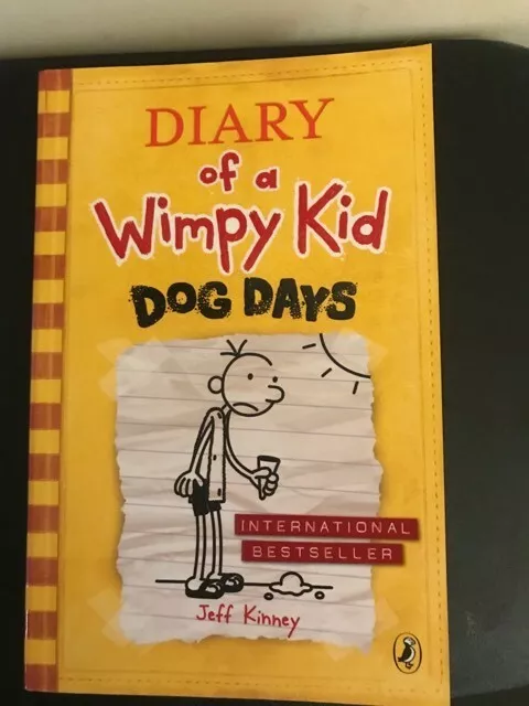 DOG DAYS (DIARY of a Wimpy Kid book 4) by Jeff Kinney (Paperback, 2010 ...