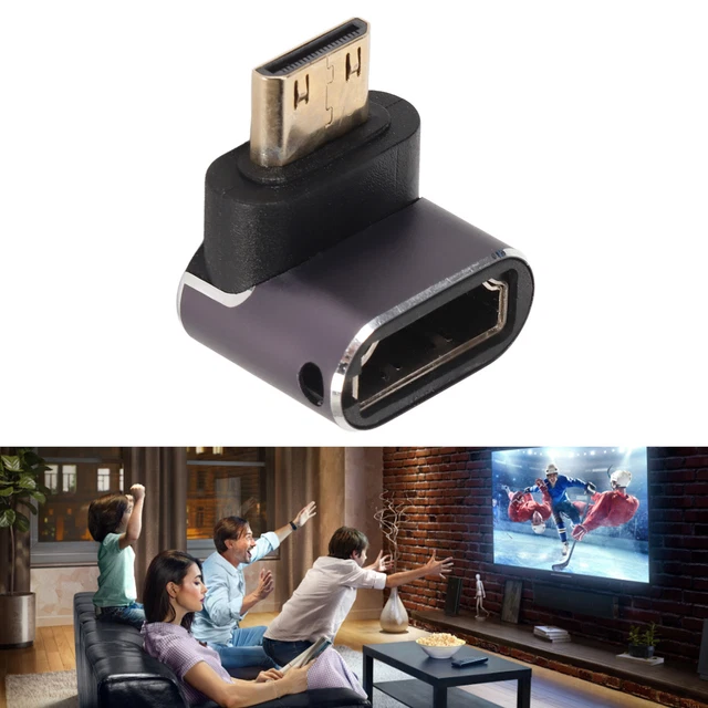 Adaptateur DisplayPort (DP) Vers HDMI 4K 60Hz - Pour Connecter PC à TV Ou Moniteur Haute Définition