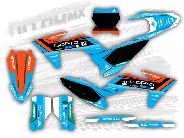 NitroMX Grafik fur KTM SX SXF SX-F XC XC-F 2023 2024 Aufkleber Motocross Dekor