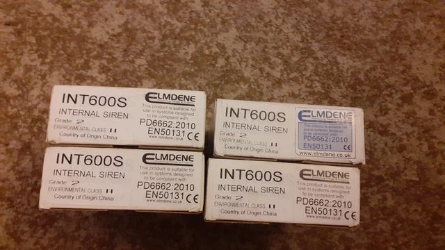 4 sondas de alarma interna Elmdene Int600s