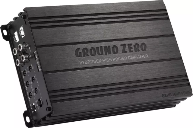 Ground Zero GZHA Mini Four 4 Kanal  640 WRMS  Endstufe Amplifier Verstärker