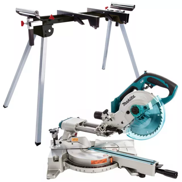 Makita DLS713Z 18V LXT Cordless 190mm Slide Compound Mitre Saw With Leg Stand