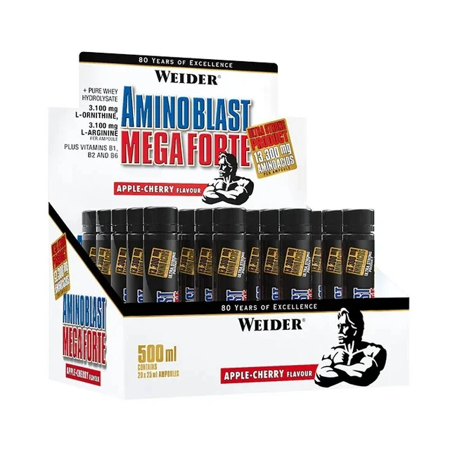 Weider Amino Blast Mega Forte, adelgazamiento efectivo, salud, construcción muscular