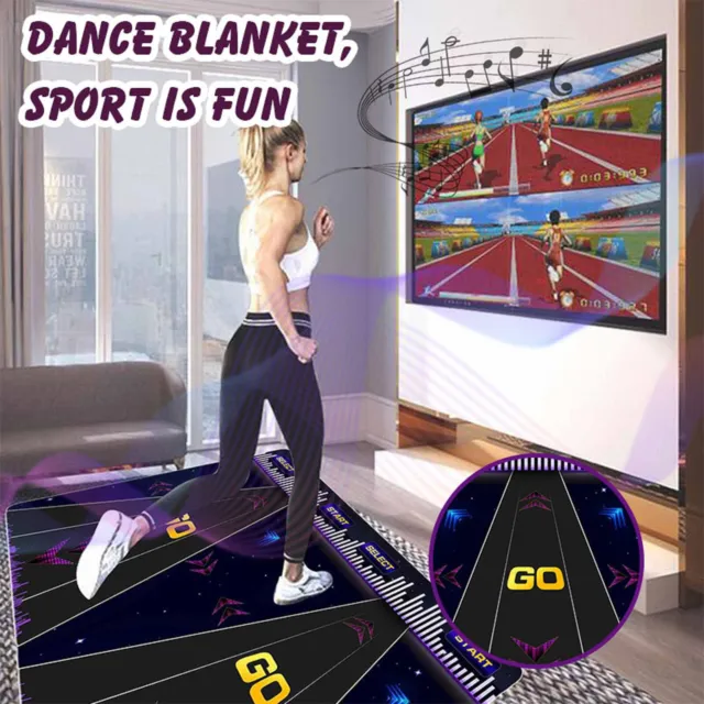 Double User Dance-Mats Non-Slip Dancer-Step Pads Sense Game English For PC TV