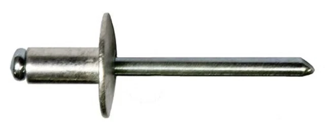4,8 x 20,0 mm 500 pezzi alluminio/acciaio testa extra grande rivetti ciechi rivetti sigillanti rivetto