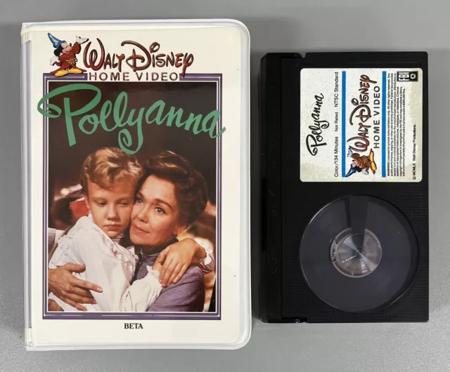 POLLYANNA BETAMAX TAPE Walt Disney's Home Video Beta $9.95 - PicClick