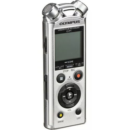 Olympus LS-P1 Linearer PCM Recorder 4GB silber mit Wavelab LE Software